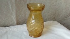 VASE A JACINTHE EN VERRE MOULE