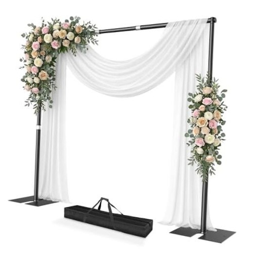 Pipe and drape stand - and,