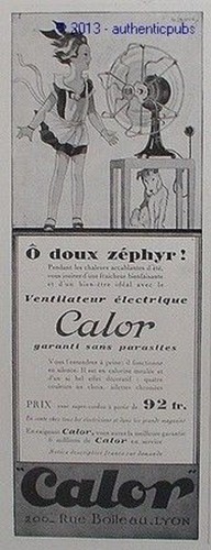 Publicite calor ventilateur - publicite,