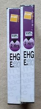Lot 2 VHS Cassette vierge Neuve EHG E.120 Fnac Videocassette