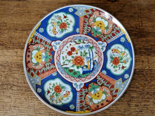 Assiette decor chinois - assiette,
