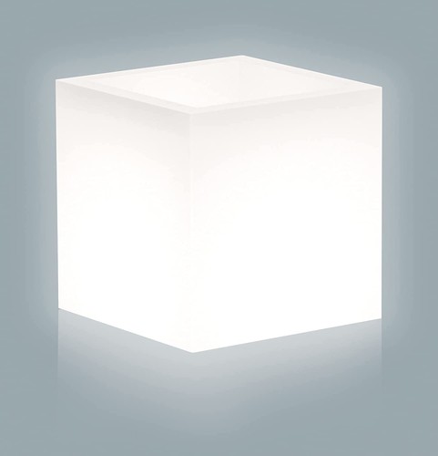Accueil vase cube lumineux - cube,