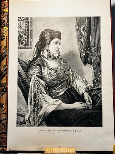 Juive tanger 1879 gravure - juive, de