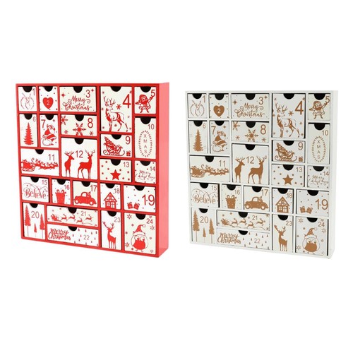 Calendrier avent avec 24 - calendrier,
