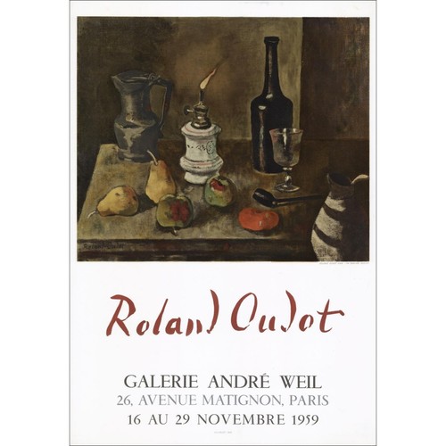 Oudot roland lithographie - oudot,