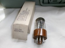 ⚜ RARE LAMPE 6SN7WGTA 6SN7 JAN CHS SYLVANIA TUBE fully TESTED NOS NIB 1962 =°=