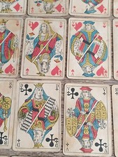 Jeu de Cartes Vintage 52 Complet Ancien / French Playing Cards Full Deck