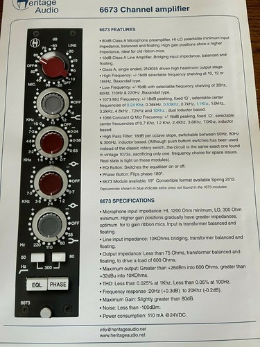 New heritage audio ha6673 - ha6673, neve