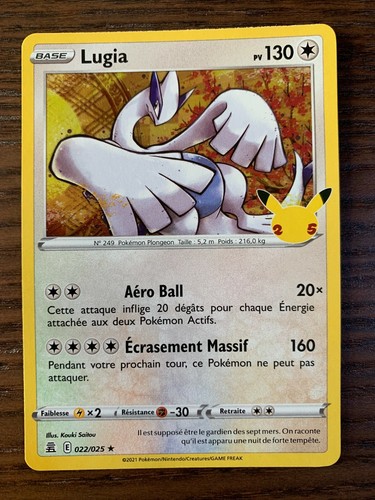 Carte pokémon holo - carte, lugia