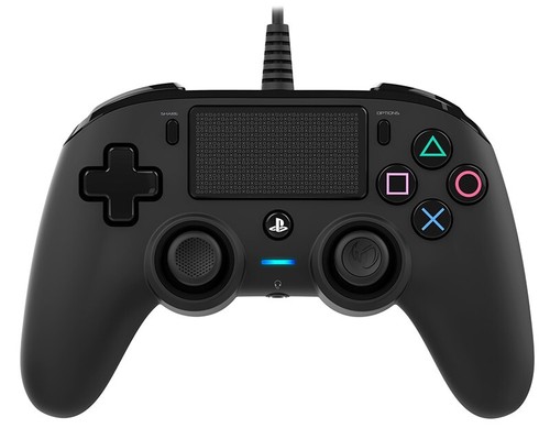 Contrôleur filaire noir ps4 - contrôleur,