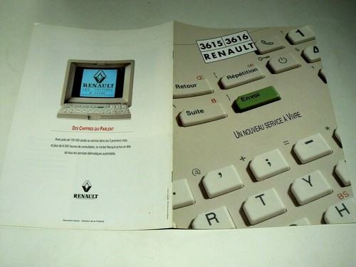 Prospectus renault minitel 5 - prospectus,