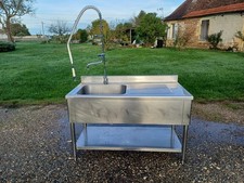 Plonge de Collectivité Inox 1 Bac 1 Douchette