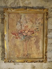 Tableau nature morte René Hamiot"Bouquet de fleurs "