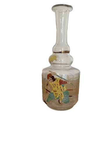 Rare carafe verre émaillé - verre,