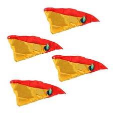  4 Pcs Quatre Couleurs Écharpes Magiques Changement de Couleur Soie Hanky