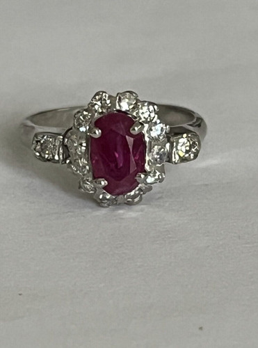 4495 bague gris rubis - 4495-, or