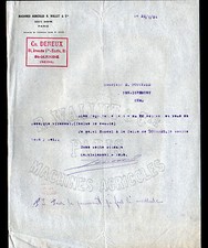 SAINT-MANDE (94) MACHINES AGRICOLES WALLUT "Ch. DENEUX Concessionnaire" en 1924