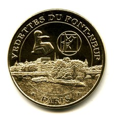 75001 Vedettes du Pont-Neuf, Sculpture d'André Bénéteau, 2013, Monnaie de Paris