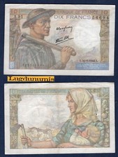 10 Francs Mineur 22/6/1944