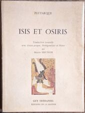 Plutarque. Isis et Osiris