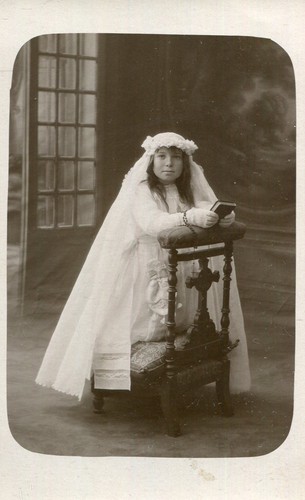Carte photo communiante - carte,
