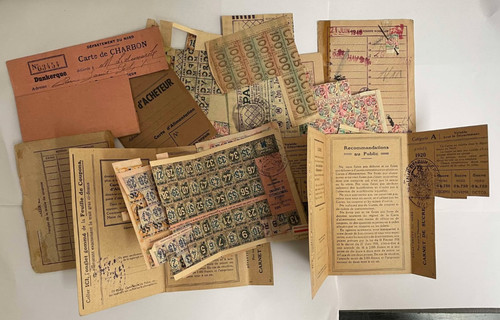 Vieux papier lot carte - papier,