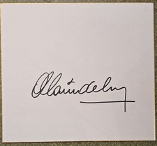 Autographe Authentique Alain