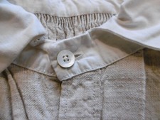 Chemise homme XIXéme en épaisse toile de lin écrue (2)