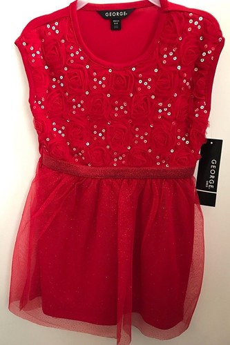 George girls red sequin - girls,
