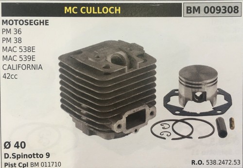 Cylindre complet avec piston - complet,