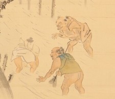 JAPONAIS TABLEAU CINTRE