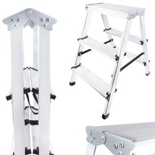 Marchepied pliant en aluminium 3 niveaux échelle pliante échelle pliante...
