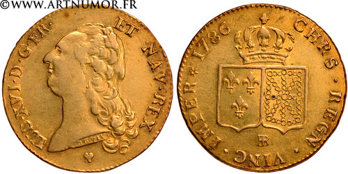 Louis xvi double - xvi,