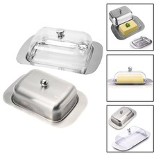 Élégant beurrier en acier