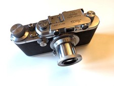 Leica III + objectif Leitz Elmar 3.5 f5 cm + Etui - TBE