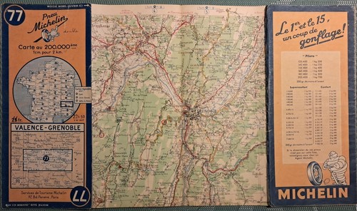 Carte michelin valence - carte,