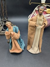 2 ancien santon en cire et