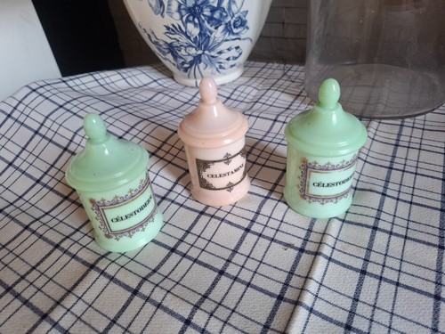 * 3 pots crème pharmacie "