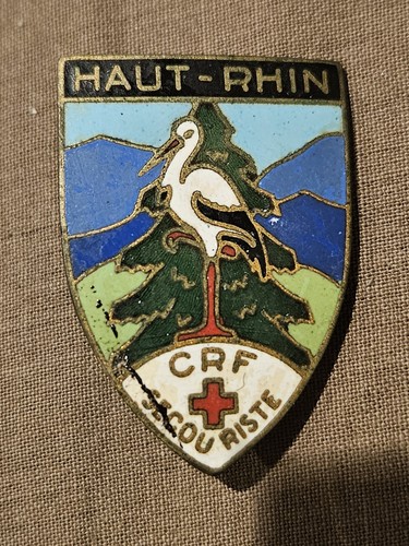 Insigne pucelle haut rhin - insigne,