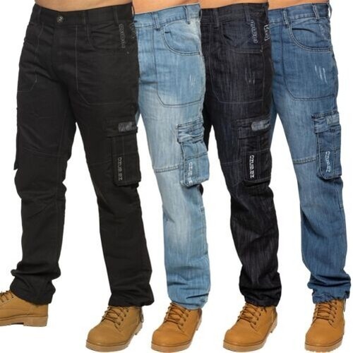 Enzo combat jeans hommes cargo - combat,