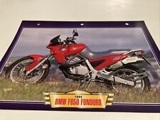 BMW 650 Funduro F650 1994 fiche carte moto passion collection Atlas