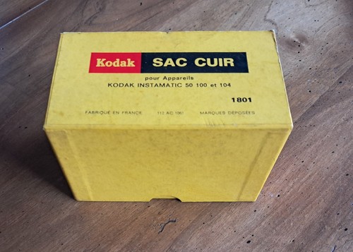 Sac cuir kodak appareil - cuir, photo