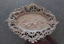 plat en bronze Rocaille