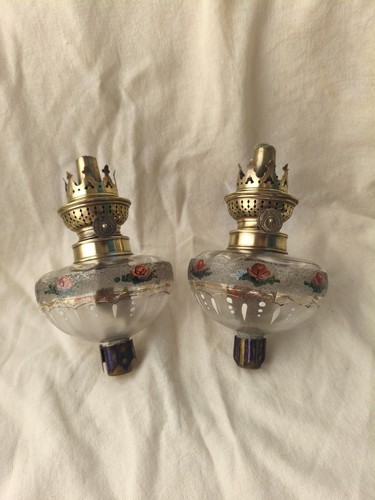 Paire lampes petrole de - de,