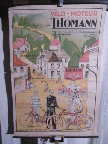 Affiche thomann velomoteurs - affiche,