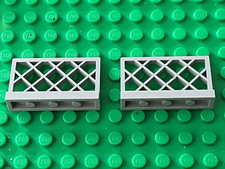 2 x LEGO OldGray Fence ref