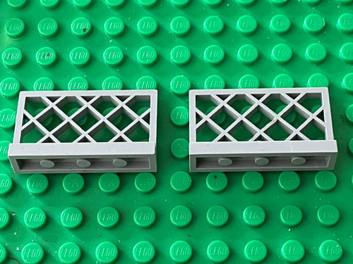 Lego oldgray fence ref - x,