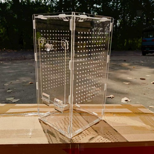 Cage habitat transparente et - d'habitat,