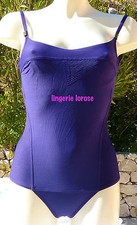 Maillot de bain 1 pièce de RASUREL FORMENTERA  85C/2C/70C violet dégriffé 