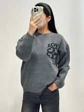 Pull Love oversize en maille